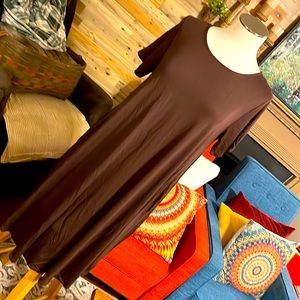 Large short sleeved t-shirt dress with pockets